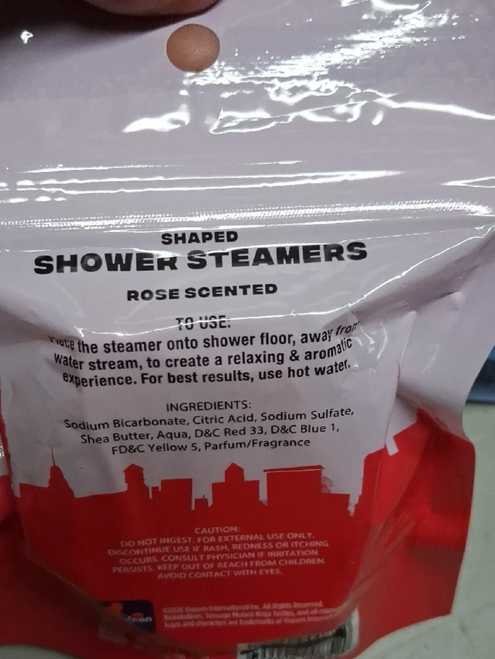 Shower Steamer: Rose Scented, Blueberry Scented.